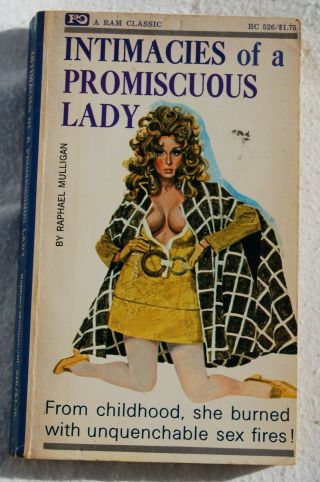 Rare Erotica Book Intimacies Of A Promiscuous Lady By Raphael Mulligan