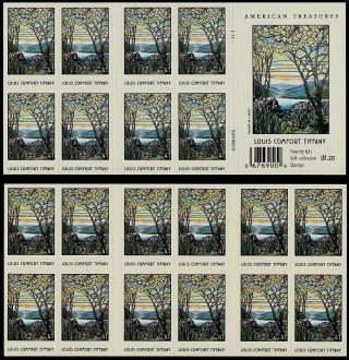 20 STAMPS Magnolias and Irises Window by Louis Comfort Tiffany Studios 1908 2