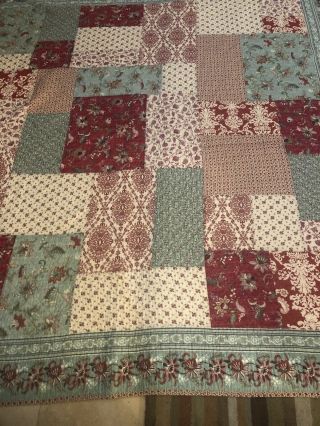 Jcpenney Home Expressions Baton Rouge Full Queen Quilt Rare