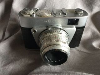 Vtg Rare ALTIX 35mm Camera,  Carl Zeiss Jena F2.  8 50 Mm 2