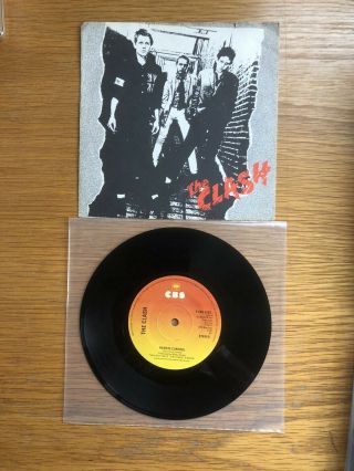 The Clash - Remote Control 1977 Rare Uk 7’ Pic Sleeve