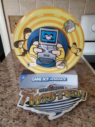 Warioware Twisted Gba Nintendo Cardboard Promotional Store Display Rare