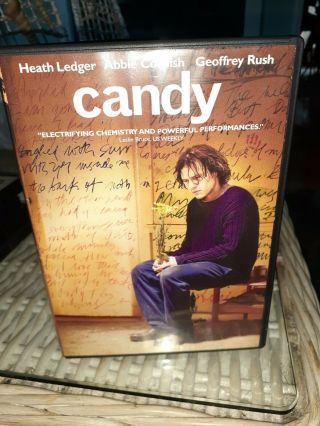 Candy (dvd,  2007) Heath Ledger Rare & Oop