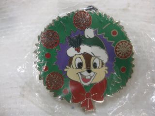 Rare Disney Pin Chip Christmas Wreath Limited Edition By Walt Disney 2008 Pin88