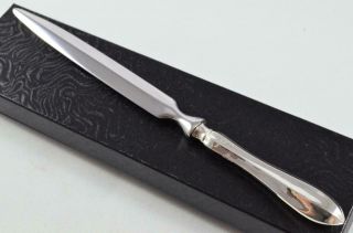 Rare Boxed Sterling Silver Handled Letter Opener Banquet Pattern 1924