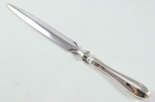 RARE BOXED STERLING SILVER HANDLED LETTER OPENER BANQUET PATTERN 1924 2