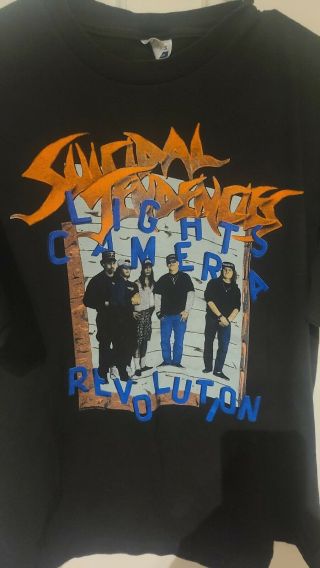 Vintage Suicidal Tendencies 1990 Tour T Shirt Rare Xl You Can 