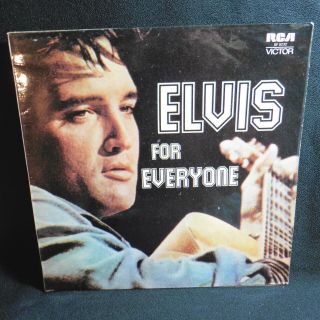 Elvis Presley For Everyone Rare " Blue Shirt " Sleeve Only (no Vinyl)