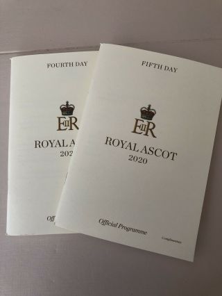 Royal Ascot 2020 Race Cards Rare Racecards Day Four & Five