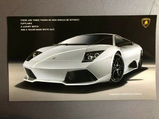 2007 Lamborghini Murciélago Versace Coupe Print / Picture Rare Awesome L@@k