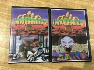 Inhumanoids The Complete Series Volumes 1 & 2 Dvd Set Episodes 1 - 12 Rare Oop