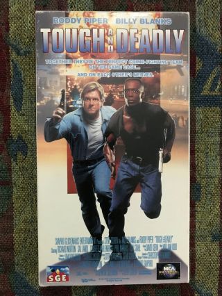 Tough And Deadly Vhs Rare Cult Action Martial Arts Roddy Piper Billy Blanks Htf
