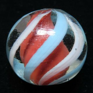 Red Solid Core 21/32 " (. 66 ") Antique German Handmade Marble
