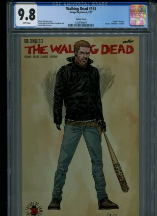 The Walking Dead Issue 163 Cgc 9.  8 Color Variant Negan Comic Rare 1:200 Image