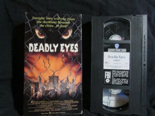 Deadly Eyes VHS Rare Horror James Herbert 1982 Rats Classic Film 3