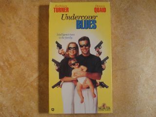 Undercover Blues Kathleen Turner Dennis Quaid Vhs 1st Edition 1993 Mgm