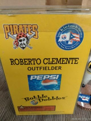 Roberto Clemente Pittsburgh Pirates Puerto Rico NIB 04 SGA rare Bobblehead pepsi 3