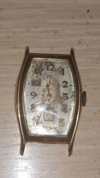 Antique Elgin Mens 10k Gold Filled Watch