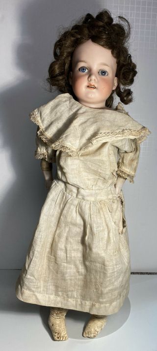 Antique Armand Marseilles Bisque Doll 370 A.  M.  4 Dep Germany 22”