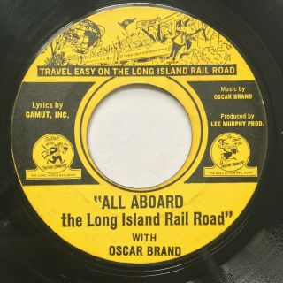 Rare Folk Rock - Oscar Brand - All Aboard The Long Island Railroad - Hear