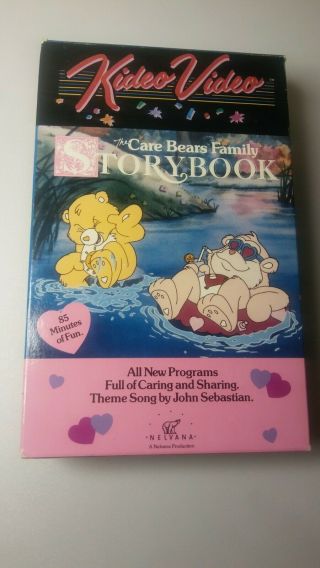 The Care Bears Family Storybook - (vhs,  1986) Rare Kideo Video 198662