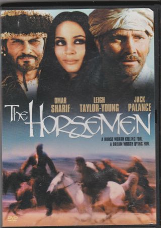 The Horsemen Dvd Rare Out Of Print Omar Sharif Jack Palance