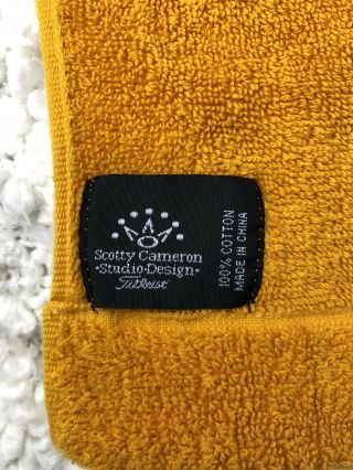 Very Rare - Scotty Cameron Members Only 2005 Golf Towel Limited Release,  40 x 16. 3