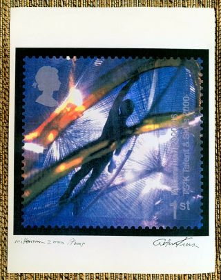 2000 Stamp Vintage Color Print Signed By Arthur Tress