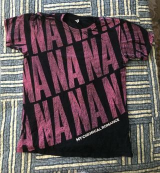 Rare Mcr My Chemical Romance Na Na Na Authentic Official Band T - Shirt Size M Med