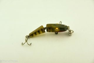 Vintage Alw Midget Jointed Pikie Minnow Antique Fishing Lure Rs6