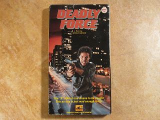 Deadly Force Wings Hauser Joyce Ingals Vhs Not 1999 Mgm 1st Edition 1983 Embassy