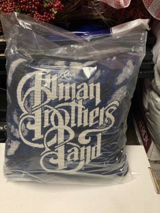 Extremely Rare Allman Bros Pillow From Final Show