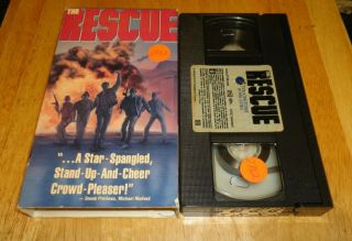 The Rescue (vhs,  1988) Kevin Dillon,  Rare Action Adventure