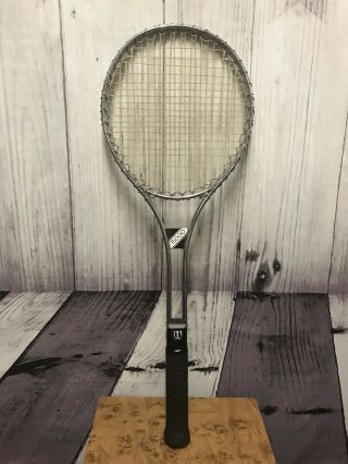 Wilson T5000 Steel Tennis Racquet Racket Light 4 1/2 Grip Rare Vintage