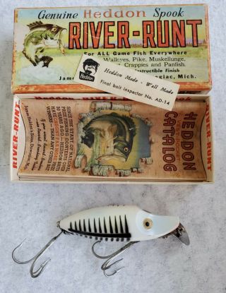 Vintage Heddon River Runt Spook 9110 Xbp