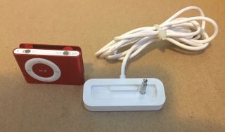 Apple Ipod Shuffle 2nd Gen 1gb A1204 Rare (product) Red