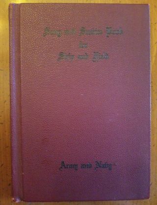Song And Service Book For Ship And Field Army And Navy 1941 - Antique Wwii