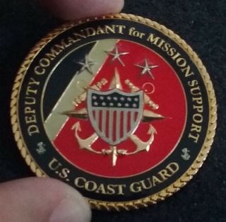 Rare 3 Star Admiral Assist Commandant Us Coast Guard Uscg Missspt Challenge Coin