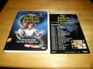 My Favorite Martian (dvd,  1999) Jeff Daniels,  Christopher Lloyd; Rare/oop Disney