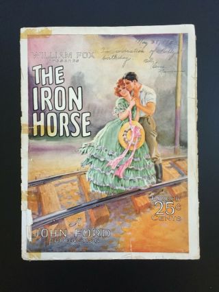 Rare Silent Film Program 1924 The Iron Horse By John Ford At Grauman 