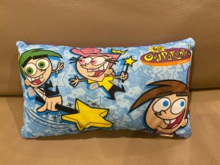 Rare Nickelodeon 2003 Fairly Odd Parents Plush Small Pillow Embassy Suites Hotel