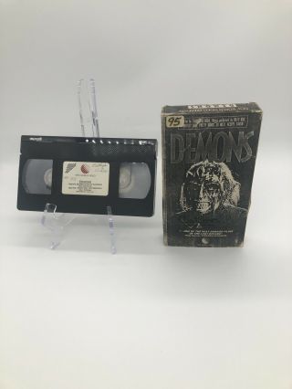 Demons Vhs 1985 Rare World Video Lamberto Bava Dario Argento