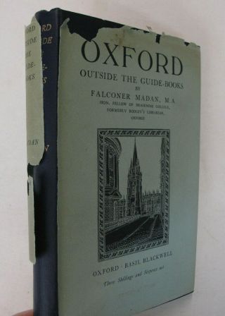 Antiquities England University Of Oxford Outside The Guide - Books Illus.  1925