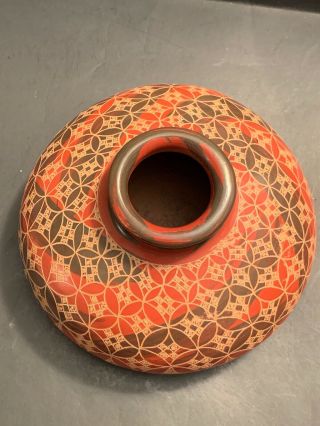 Rare Vintage Nicaragua Art Handmade Pottery Vase Signed Norlan Vasquez 2
