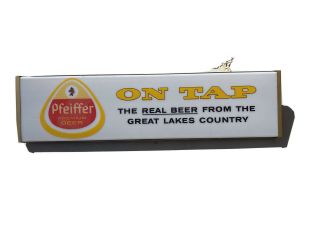 Vintage Rare Famous Pfeiffer Beer Lighted Sign