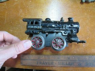 Antique Cast Metal Wind Up Toy Train.  Ives 5