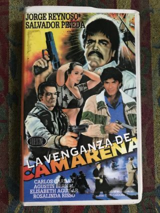 La Venganza De Camarena Vhs Rare Horror Gore Cult Mexi Spanish Action Sleaze Htf