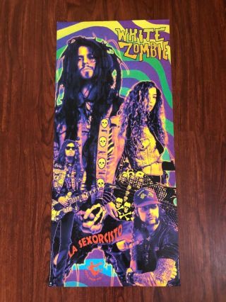 White Zombie La Sexorcisto 1992 Vintage Promo Poster Rare Rob Metal 36 " X 17 "