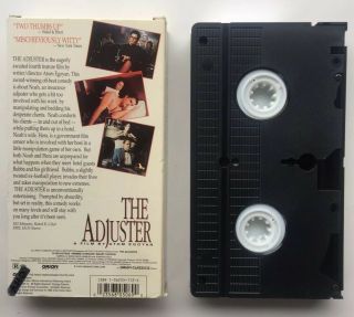 The Adjuster (VHS,  1993) Rare Out Of Print VHS Tape Erotic OOP 2
