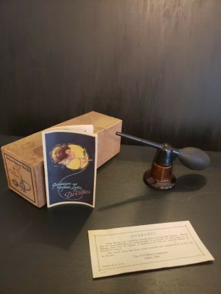 1909 Atlas Spray Medical Atomizer No 29 Box With Pamphlets No Atomizer